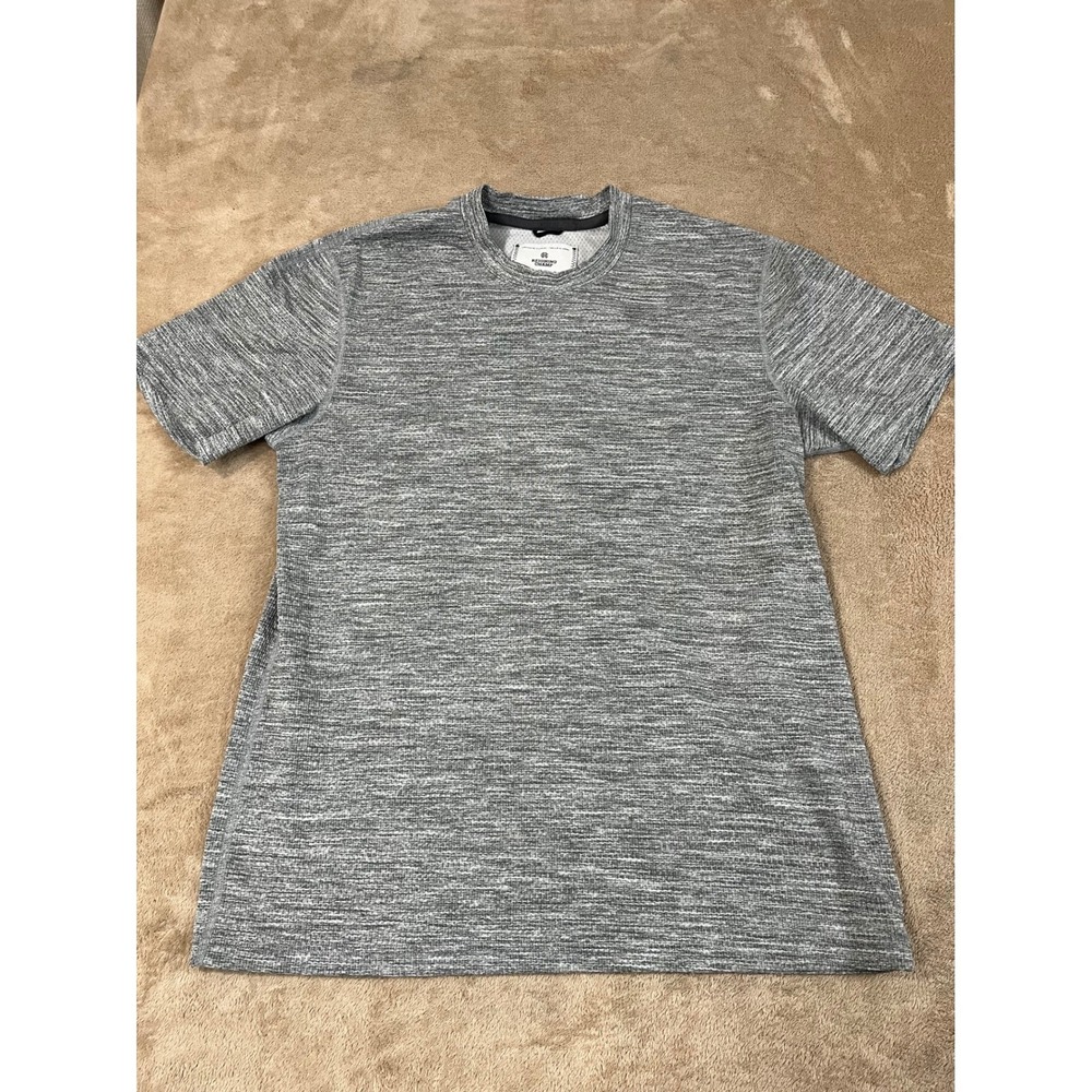 Reigning Champ Casual Top Tee-Shirt Men's M Gray Polyester Crew-neck S/S EUC